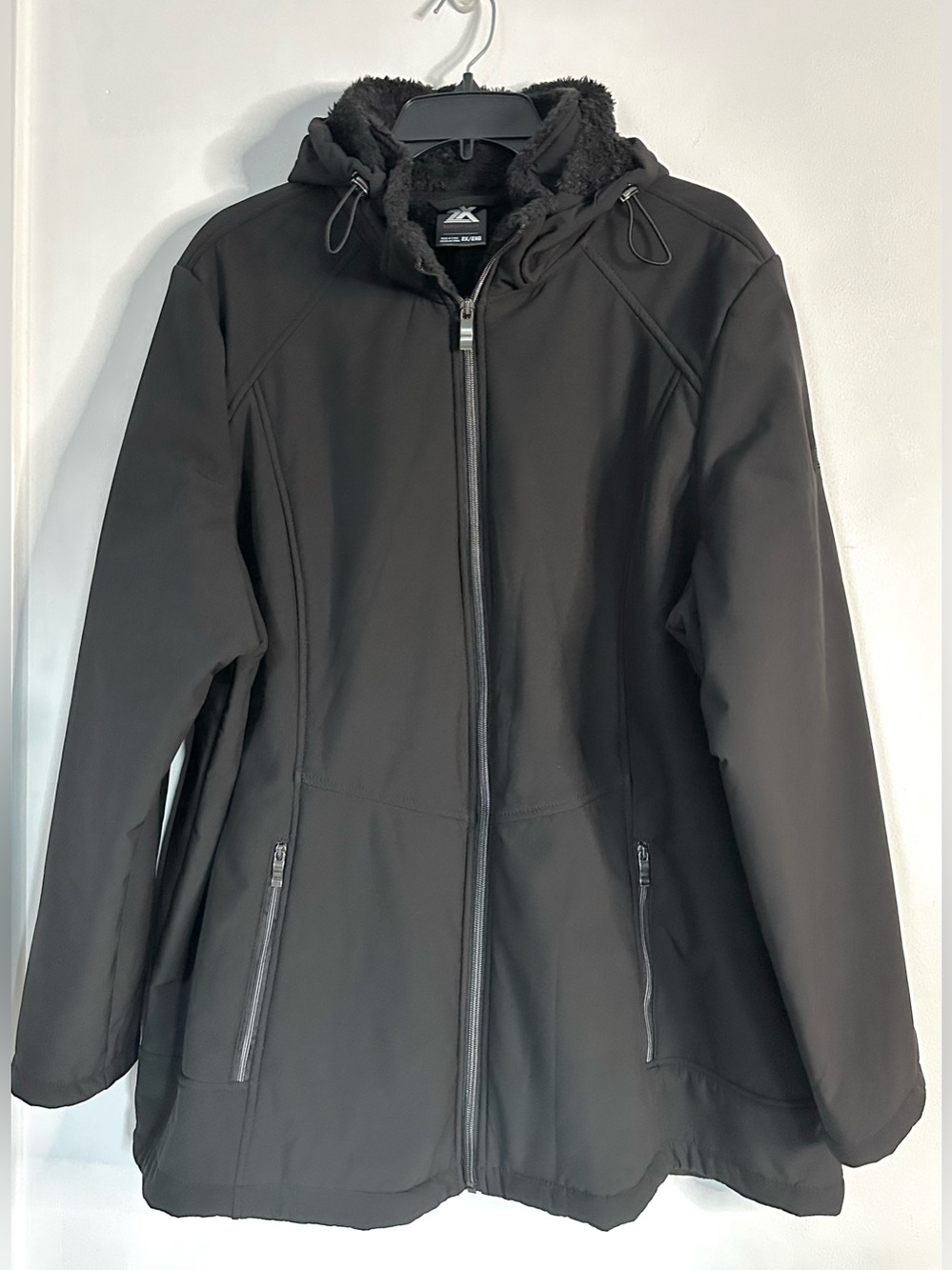 ZeroXposur Women's Lillian Plush-Lined Soft Shell Jacket Black 2X - Picture 2 of 7